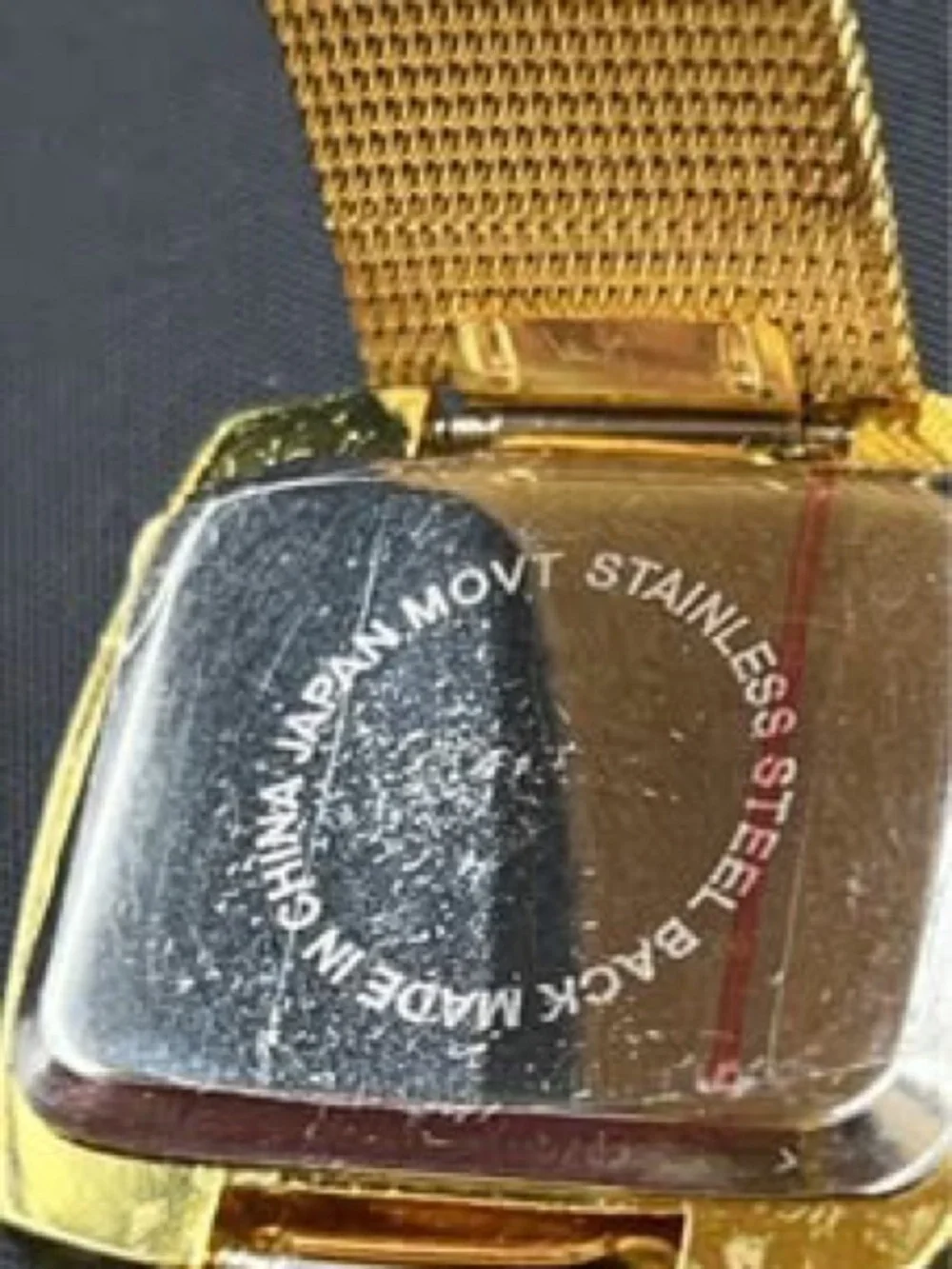 Cote d'Azur Gold Tone Quartz Watch
